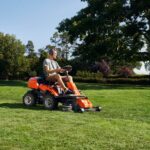Husqvarna Rider 214TC Rear Discharge and Mulching 37" Mower - Image 4